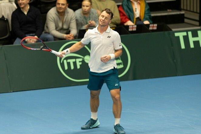 Ričardas Berankis prieš Sabą Purtseladzę | Sauliaus Čirbos nuotr.