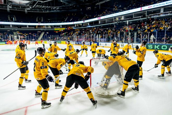 Lietuva – Kinija rungtynių akimirka | hockey.lt nuotr.