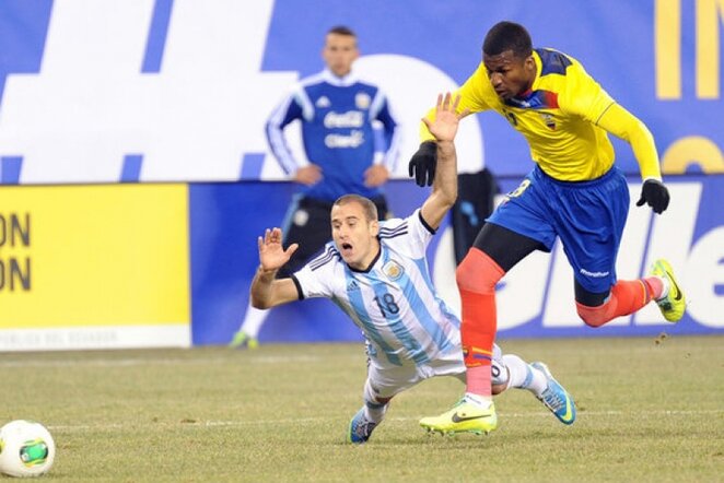Ekvadoro – Argentinos rungtynių akimirka | Reuters/Scanpix nuotr.
