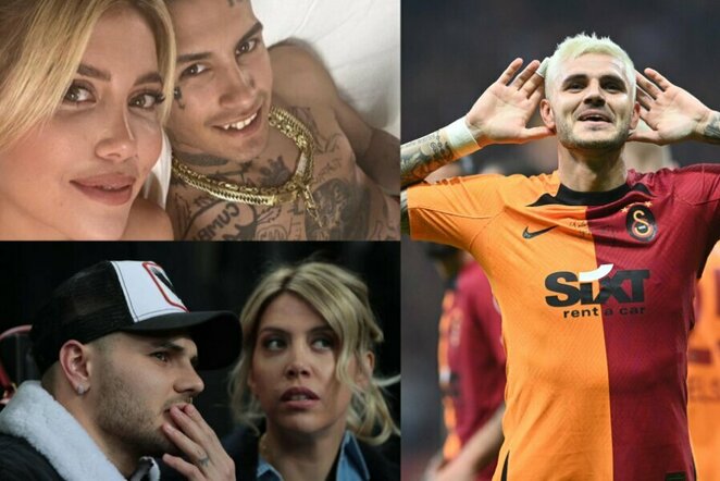 Wanda Nara, „L-Gante“ ir Mauro Icardi | „Scanpix“ ir instagram.com nuotr.