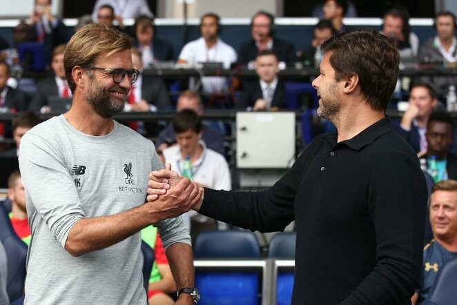 Jurgenas Kloppas ir Mauricio Pochettino | Organizatorių nuotr.