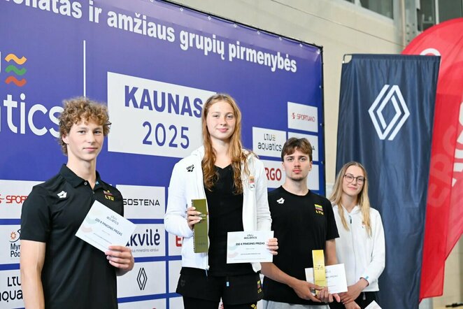 Geriausi varžybų plaukikai | Dariaus Kibirkščio nuotr.