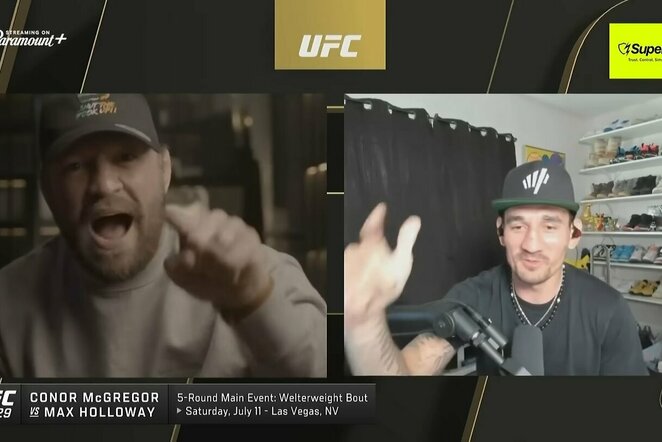 Conoras McGregoras ir Maxas Holloway | Stop kadras