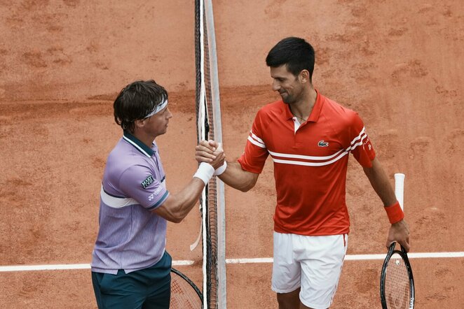 Ričardas Berankis ir Novakas Djokovičius | Scanpix nuotr.