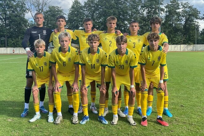 Lietuvos U-16 futbolo rinktinė | lff.lt nuotr.