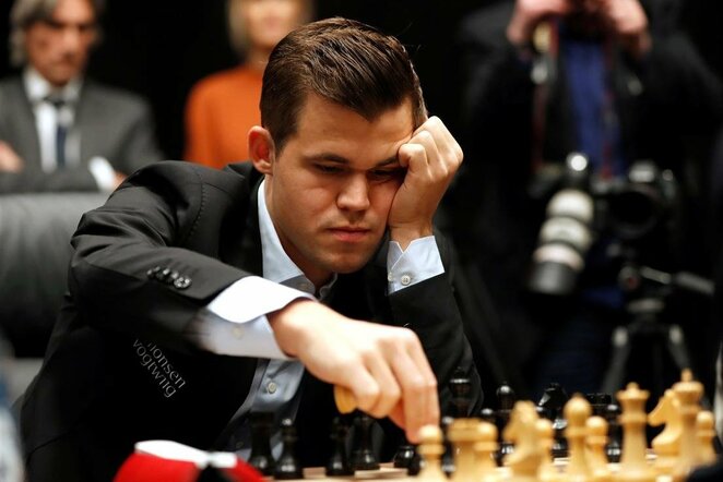 Magnusas Carlsenas prieš Fabiano Caruaną | Scanpix nuotr.