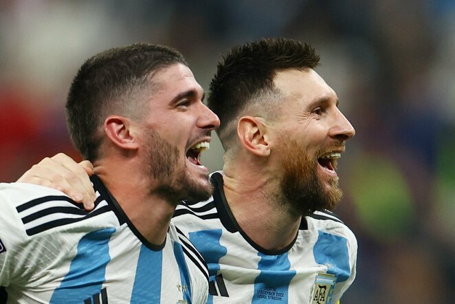 Rodrigo De Paulas ir Lionelis Messi | Scanpix nuotr.