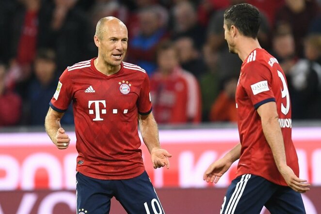  „Bayern“ – „Hoffenheim“ rungtynių akimirka  | Scanpix nuotr.