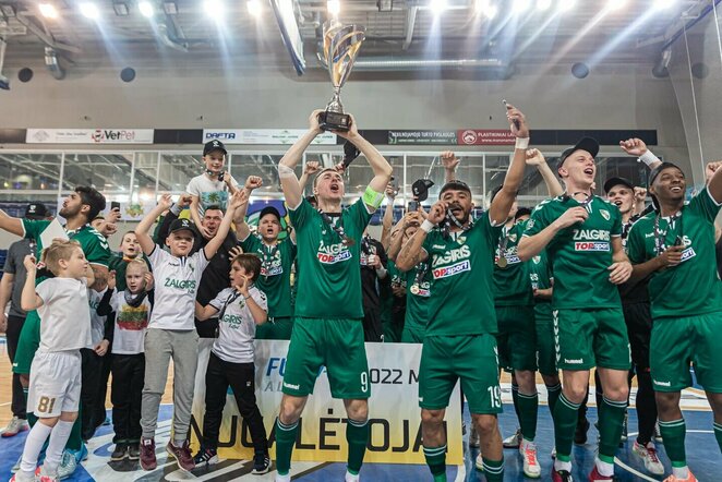 “Kauno Žalgiris“ - futsal A lygos čempionas | Evaldo Šemioto nuotr.