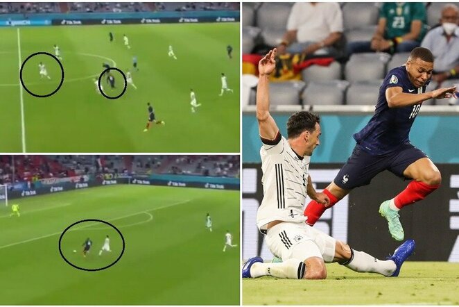 Kylianas Mbappe ir Matsas Hummelsas | Scanpix nuotr.