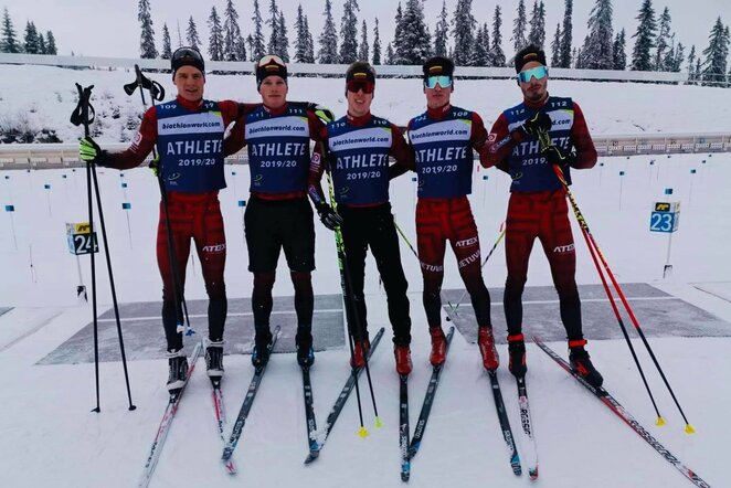 Lukas Jakeliūnas, Linas Banys, Maksimas Fominas, Jokūbas Mačkinė ir Nikita Romanovas | Organizatorių nuotr.
