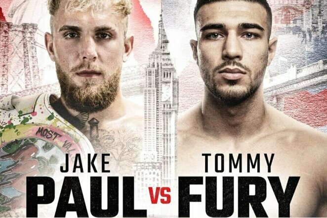 Jake'as Paulas ir Tommy Fury | „Twitter“ nuotr.