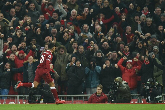 „Liverpool“ - „Manchester City“ rungtynių akimirka | Scanpix nuotr.
