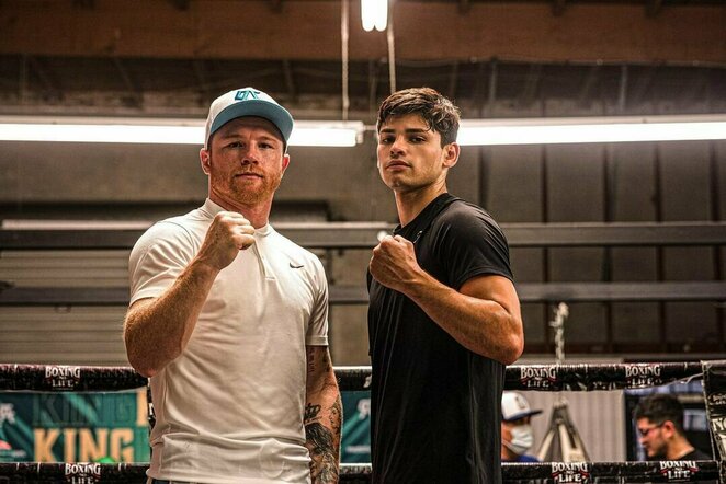 Saulis „Canelo“ Alvarezas ir Ryanas Garcia | Instagram.com nuotr