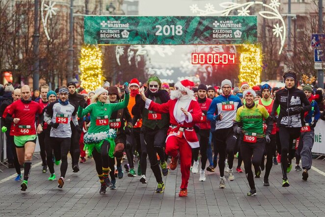 „Eurovaistinės Kalėdinis bėgimas“ | Organizatorių nuotr.