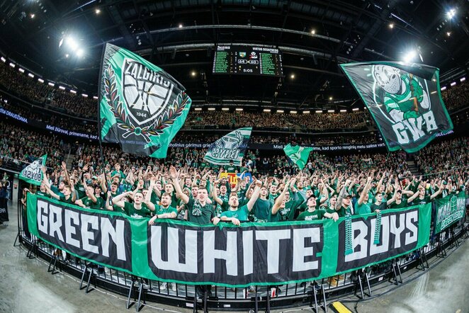 „Žalgirio“ sirgaliai | Eriko Ovčarenko / BNS foto nuotr.