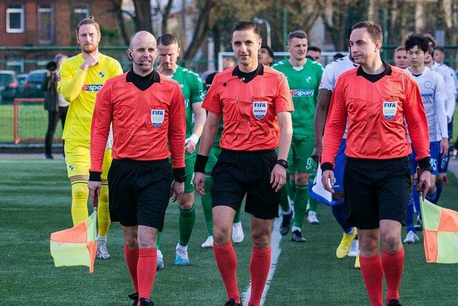 Iš kairės: D.Sužiedėlis, D.Rumšas, A.Radiuš | LFF nuotr.