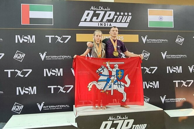 Konstantinas Mokšinas su dukra | Organizatorių nuotr.