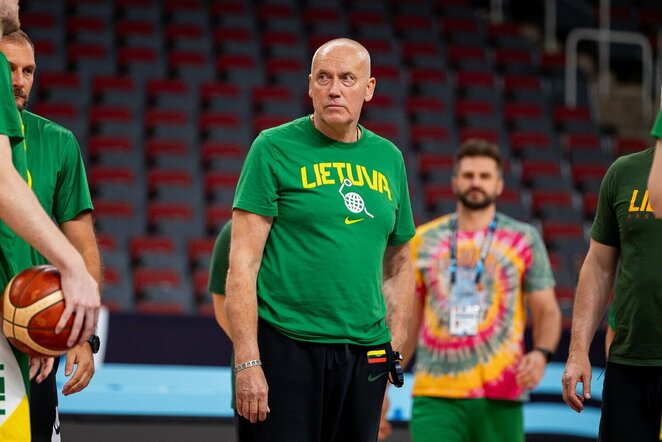 Lietuvos rinktinės treniruotė | Skirmanto Lisausko/BNS Foto nuotr.