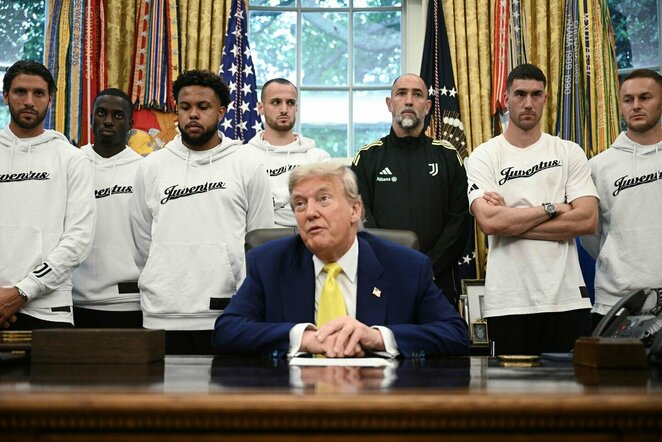 „Juventus“ apsilankė pas Donaldą Trumpą | Scanpix nuotr.