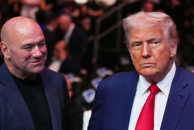 Dana White'as ir Donaldas Trumpas | Scanpix nuotr.