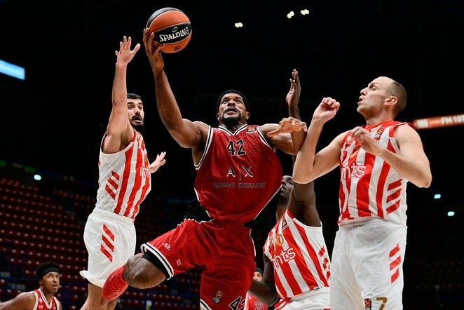 „Crvena Zvezda“ – „AX Armani“ rungtynių akimirka | Organizatorių nuotr.