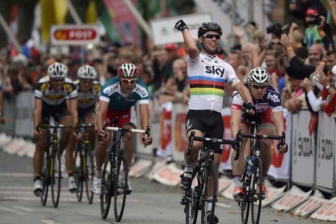 Markas Cavendishas (priekyje) | AP/Scanpix nuotr.