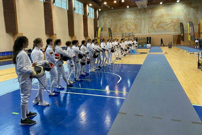 Jaunieji fechtuotojai išsiaiškino čempionus | Organizatorių nuotr.