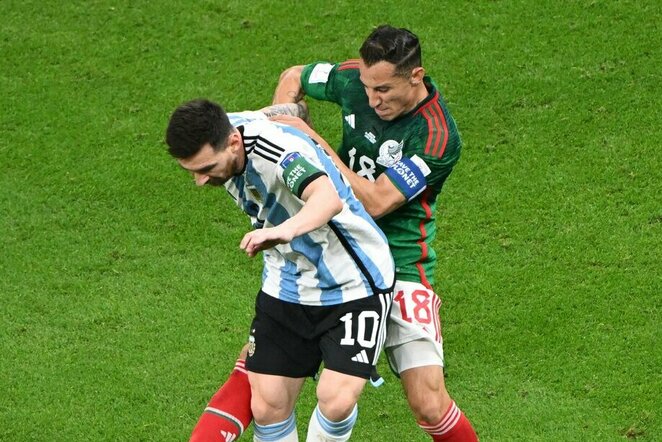 Andresas Guardado ir Lionelis Messi | Scanpix nuotr.
