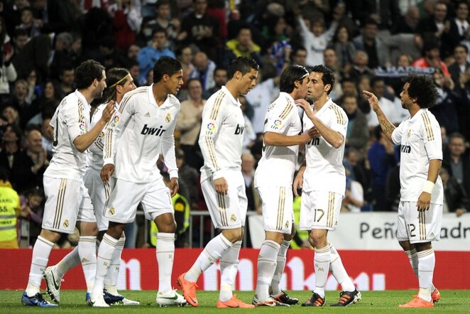 Madrido „Real“ komandos futbolininkai | AFP/Scanpix nuotr.