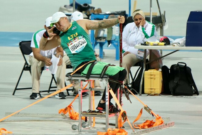 Ramūnas Verbavičius pasaulio čempionate | Lietuvos paralimpinio komiteto nuotr.