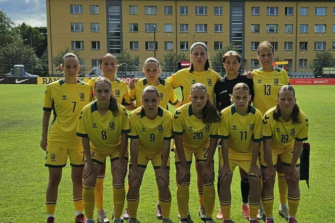 Lietuvos WU-U17 futbolo rinktinė | lff.lt nuotr.