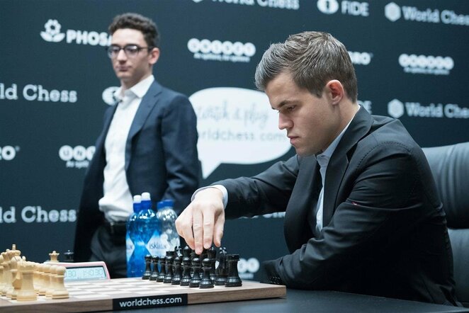 Magnusas Carlsenas prieš Fabiano Caruaną | Scanpix nuotr.
