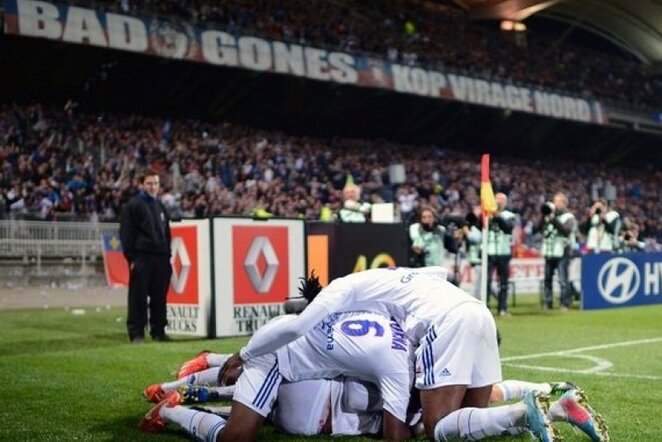 „Lyon“ džiaugiasi savo įvarčiu | AFP/Scanpix nuotr.