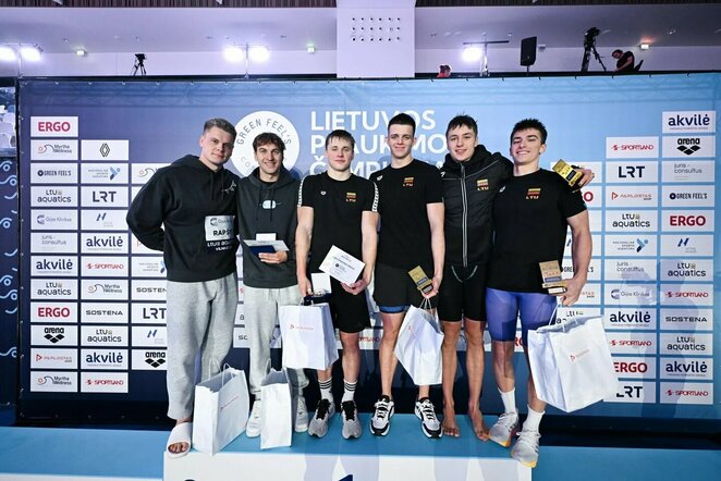 Geriausi čempionato plaukikai („LTU Aquatics“ nuotr.) | Organizatorių nuotr.