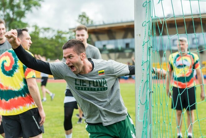 Krepšininkų ir personalo rungtynės | Lino Žemgulio nuotr.