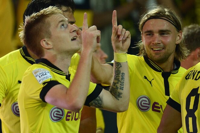 „Borussia“ džiaugiasi pirmu įvarčiu | AFP/Scanpix nuotr.