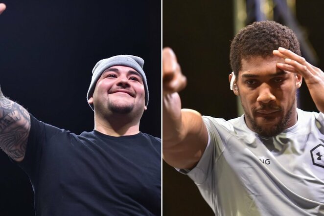 Andy Ruizas ir Anthony Joshua | Scanpix nuotr.