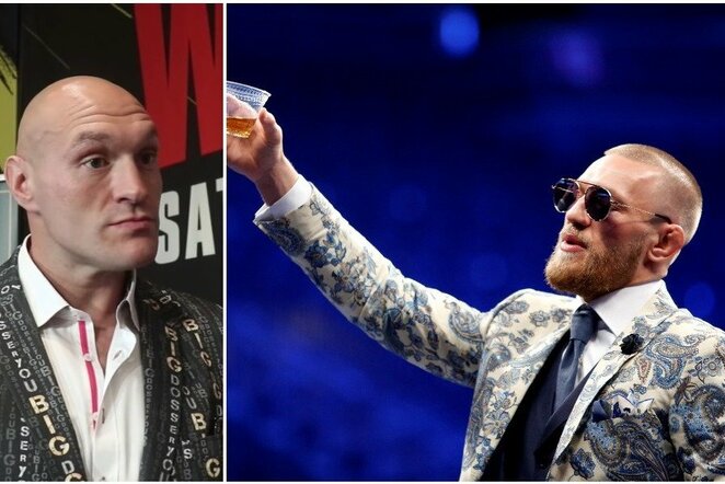 Tysonas Fury ir Conoras McGregoras | Scanpix nuotr.