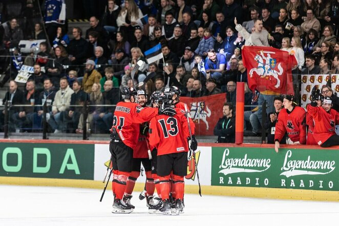 Lietuva – Estija rungtynių akimirka | IIHF nuotr.