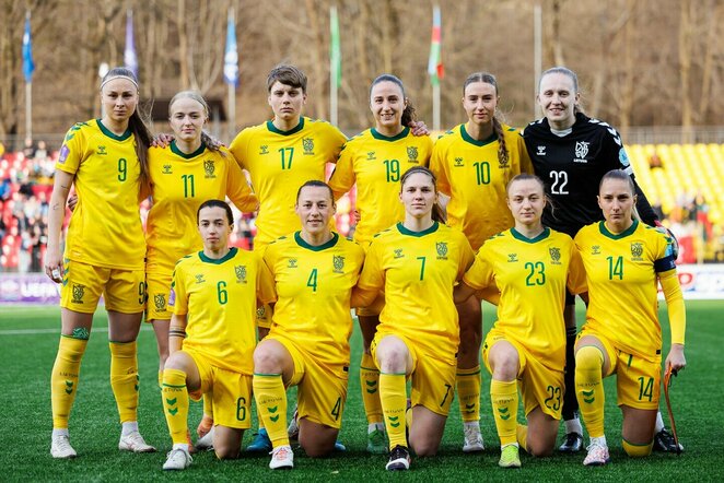 Lietuvos moterų futbolo rinktinė | Elvio Žaldario nuotr.