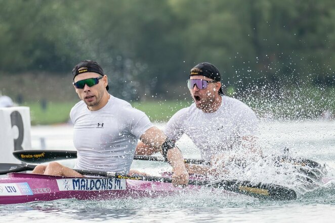 Mindaugas Maldonis ir Andrejus Olijnikas (canoe.lt nuotr.) | Organizatorių nuotr.