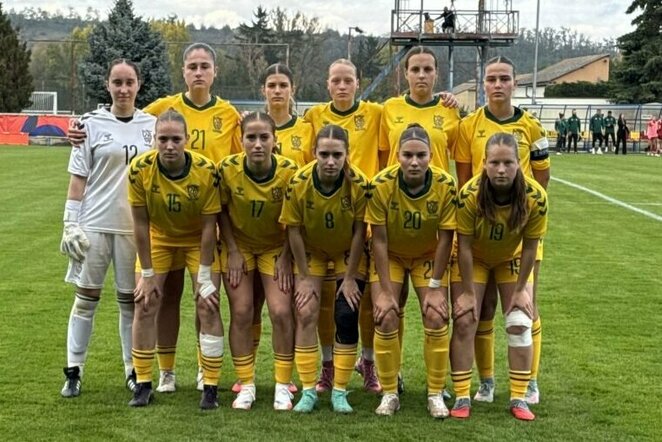 Lietuvos WU-19 futbolo rinktinė | lff.lt nuotr.