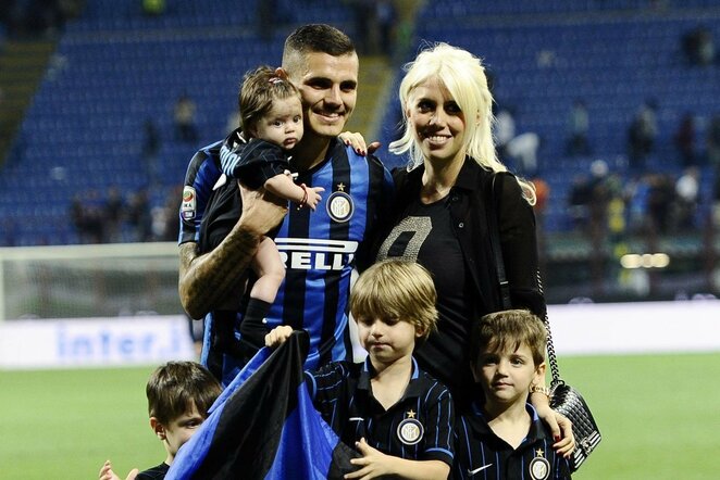Mauro Icardi su šeima | Scanpix nuotr.