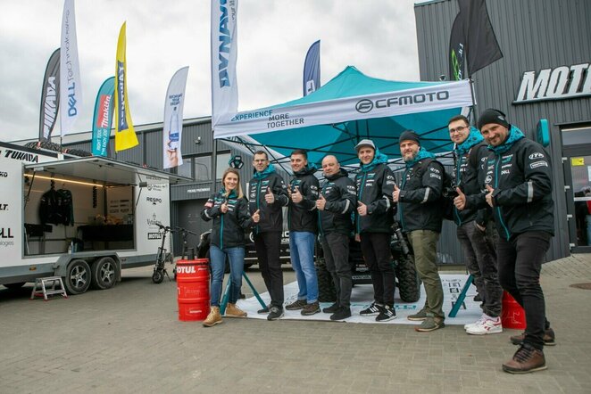 „CFMOTO Racing Team“ komandos pristatymas | Organizatorių nuotr.