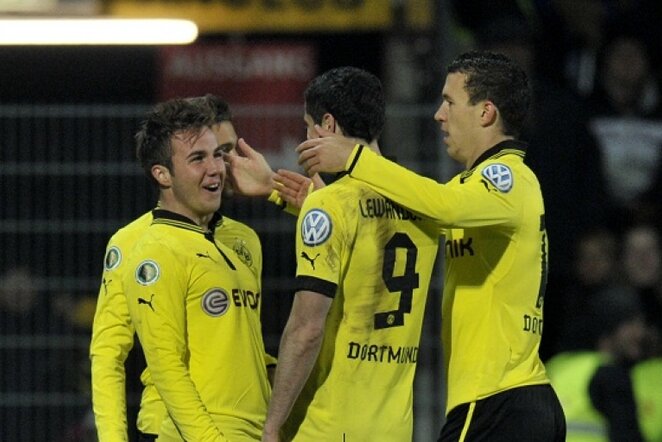 „Borussia“ džiaugiasi trečiu įvarčiu | AFP/Scanpix nuotr.