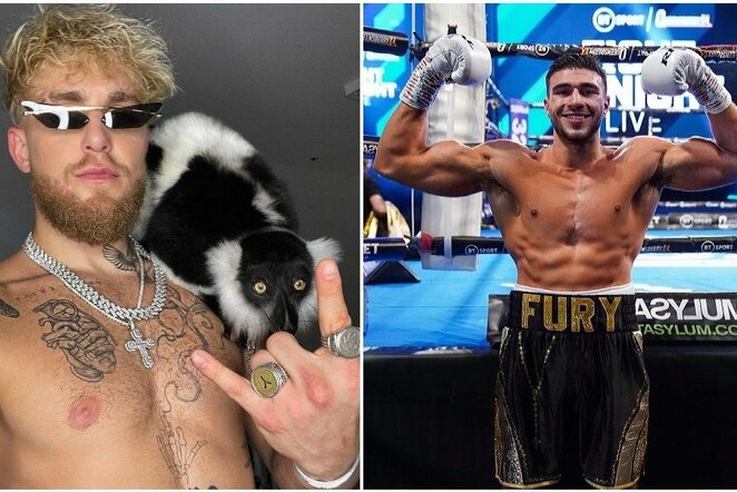 Jake'as Paulas ir Tommy Fury | Instagram.com nuotr