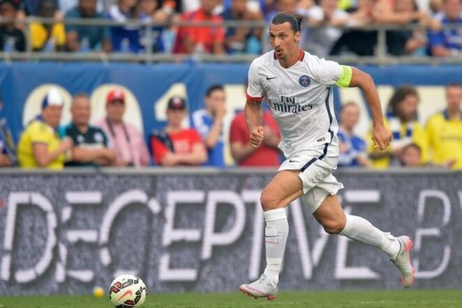 Zlatanas Ibrahimovičius po rungtynių sulaukė piktų žodžių | AFP/Scanpix nuotr.