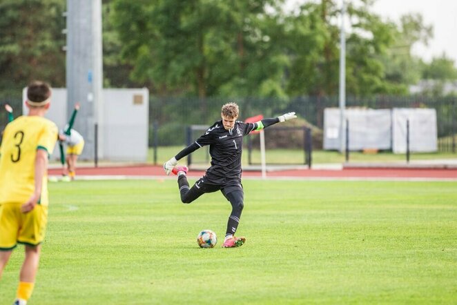 Lietuvos U-17 rinktinės rungtynių akimirka | lff.lt nuotr.