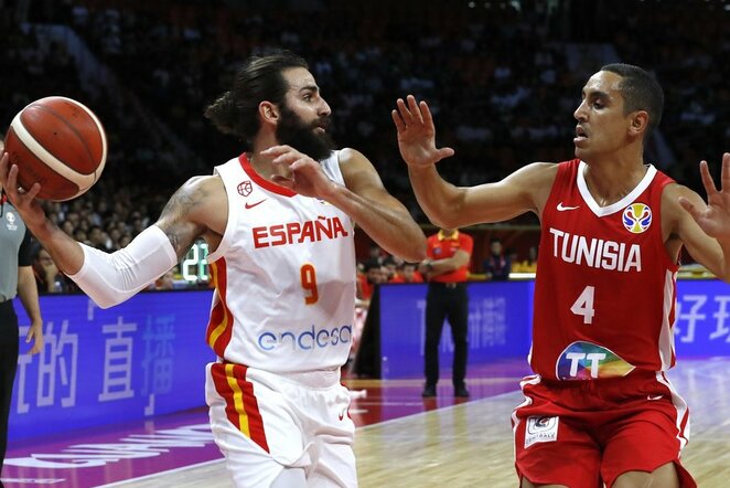 Ispanija – Tunisas rungtynių akimirka | Scanpix nuotr.